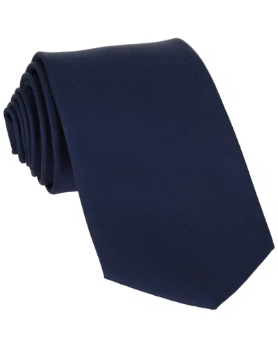 Scotch & Soda Solid Navy Tie In Blue
