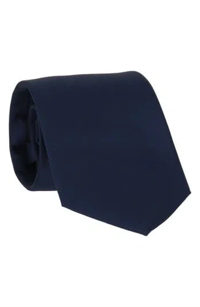 Scotch & Soda Solid Tie In Blue