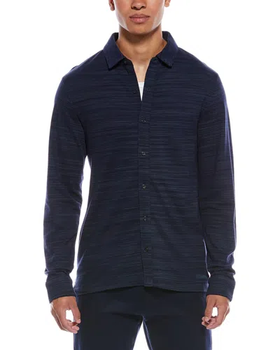 Scotch & Soda Space Dye Shirt In Blue