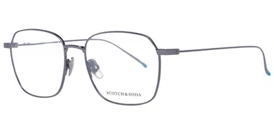 Scotch & Soda Ss2006 Men's Glasses, Gunmetal, Size 53 In Gray
