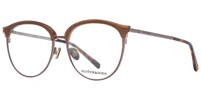 Scotch & Soda Ss3015 Men's Glasses, Brown, Size 53 In Multi