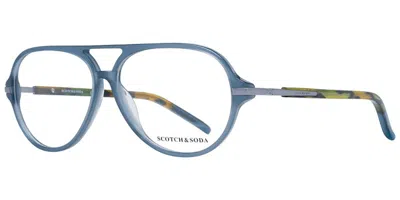Scotch & Soda Ss4001 Men's Glasses, Blue, Size 56