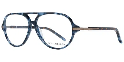 Scotch & Soda Ss4001 015 Men's Glasses Tortoiseshell Size 56 - Free Lenses - Blue Light Block Available In Orange