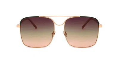 Scotch & Soda Ss5014 407 Women's Sunglasses Gold Size 58