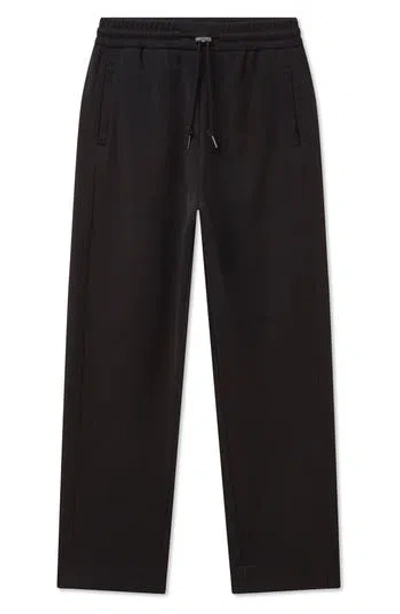 Scotch & Soda Straight Leg Pants In Black