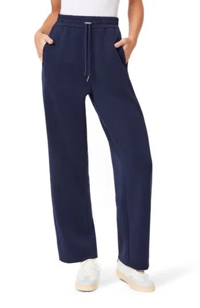 Scotch & Soda Straight Leg Pants In Blue