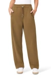 Scotch & Soda Straight Leg Pants In Brown