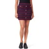 Scotch & Soda Stripe Knit Skirt In Red