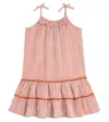 Scotch & Soda Striped Cotton Dress In Multicoloured