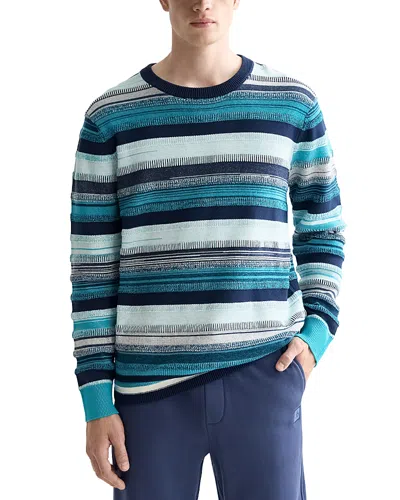 SCOTCH & SODA STRIPED CREWNECK SWEATER