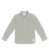 Scotch & Soda Striped Seersucker Shirt In Green