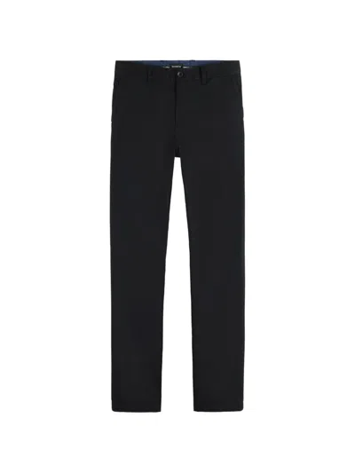 Scotch & Soda Stuart Slim-fit Chino Trousers In Black