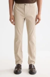 Scotch & Soda Stuart Stretch Cotton Chinos In Neutral
