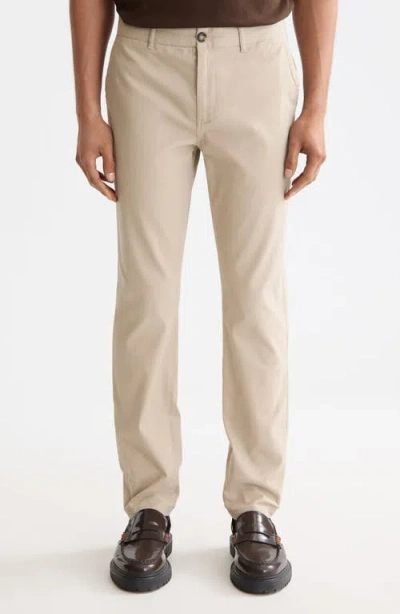 Scotch & Soda Stuart Stretch Cotton Chinos In Neutral