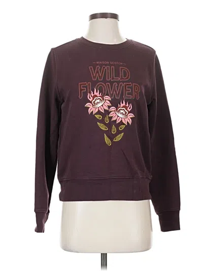 Pre-owned Scotch & Soda Sweatshirt In Burgundy