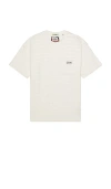 Scotch & Soda Relaxed Fit Tonal Stripe Pocket Tee In White