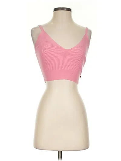 Pre-owned Scotch & Soda Tank Top Pink Strapless Neckline Tops