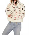 Scotch & Soda Teddy Anorak Jacket In Off-white In White
