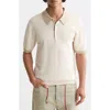 Scotch & Soda Texture Cotton Polo In White