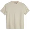 Scotch & Soda Textured Slub Knit T-shirt In Neutral