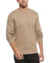 Scotch & Soda Textured Stitch Crewneck Sweater In Brown