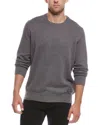 Scotch & Soda Textured Stitch Crewneck Sweater In Gray