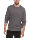 Scotch & Soda Textured Stitch Crewneck Sweater In Gray