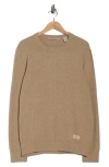 Scotch & Soda Textured Stitch Sweater In Brown