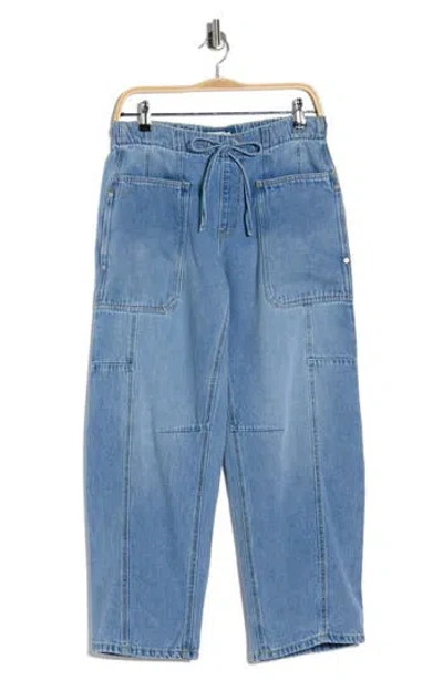 Scotch & Soda The Arc Drawstring Jeans In Blue