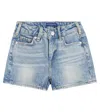 Scotch & Soda The Beach Denim Shorts In Blue