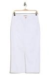 Scotch & Soda The Denim Pencil Skirt In White