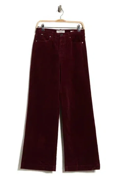 Scotch & Soda The Wave Corduroy Pants In Burgundy