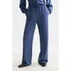 Scotch & Soda Tie Waist Sweatpants In Blue