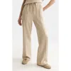 Scotch & Soda Tie Waist Wide Leg Sweatpants In Neutral