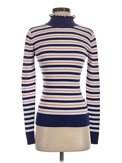 Pre-owned Scotch & Soda Turtleneck Sweater In Blue