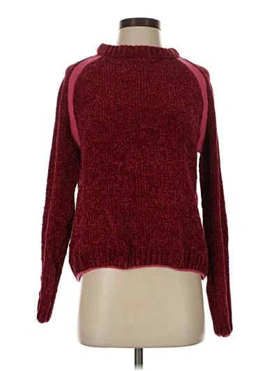 Pre-owned Scotch & Soda Turtleneck Sweater In Burgundy