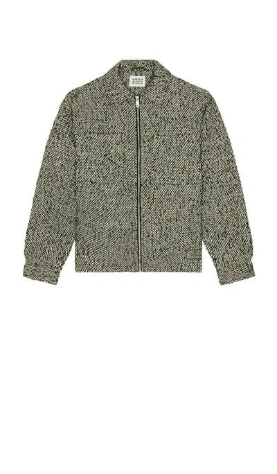 Scotch & Soda Tweed Wool Blend Jacket In Gray