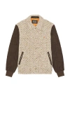 Scotch & Soda Varsity Sports Jacket In Multi