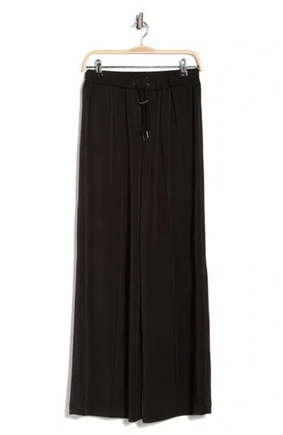 Scotch & Soda Wide Leg Sweatpants In Brown