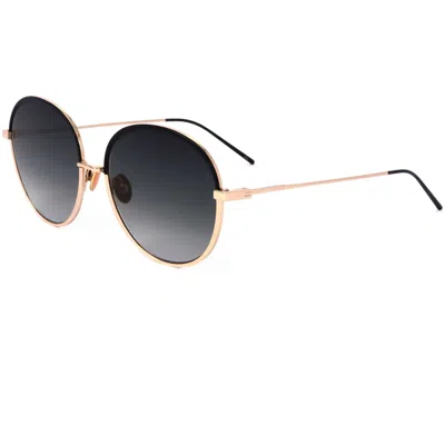 Scotch & Soda Women's 56 Mm Blue Sunglasses In Gold