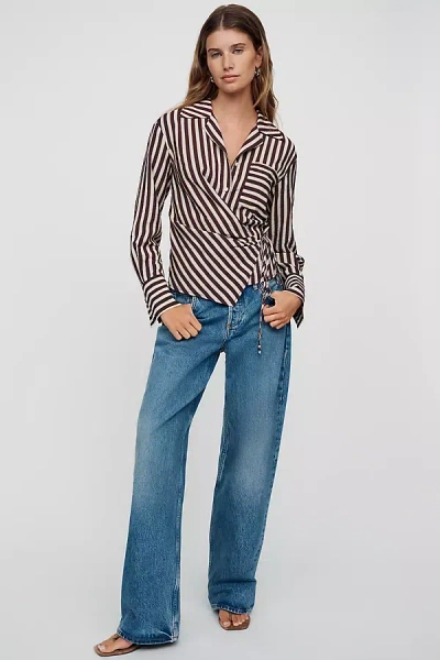 Scotch & Soda Wrap Top In Multi