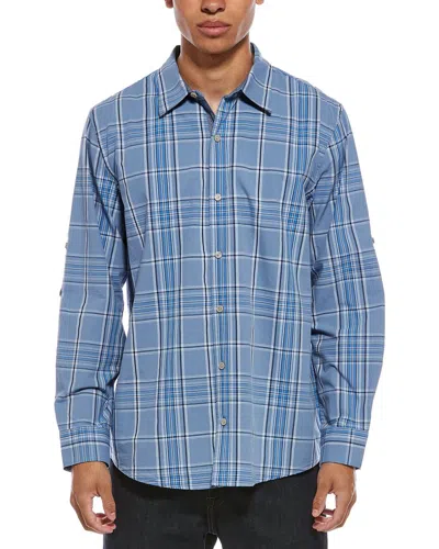 Scotch & Soda Yarn Dye Shirt In Blue