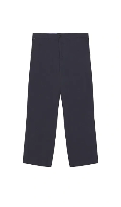 Scotch & Soda Yarn-dyed Baggy Pants In Blue