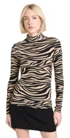 SCOTCH & SODA ALL OVER PRINTED LONG SLEEVED T-SHIRT TIGER