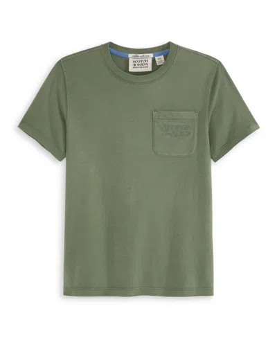 Scotch & Soda Kids' Big Boys Garment Wash T-shirt