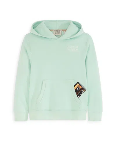 Scotch & Soda Kids' Big Boys Graphic Fleece Sweatshirt