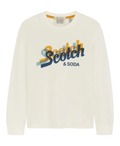 SCOTCH & SODA BIG BOYS LONG SLEEVE THERMAL GRAPHIC TEE