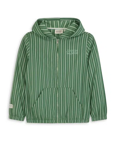 Scotch & Soda Kids' Big Boys Novelty Front Zip Jacket