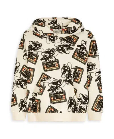 Scotch & Soda Kids' Big Boys Printed Fleece Sweatshirt In White