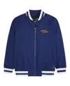 Scotch & Soda Big Boys Reversible Bomber Jacket In Evening Skies